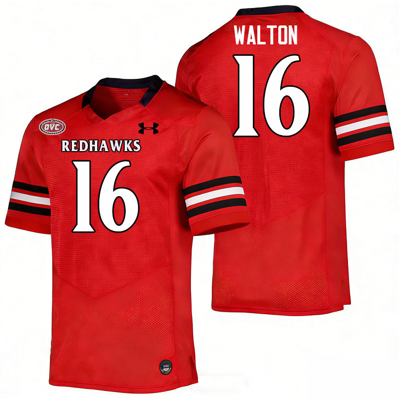 Southeast Missouri State Redhawks #16 Jeremy Walton College Football Jerseys,Uniforms-Red